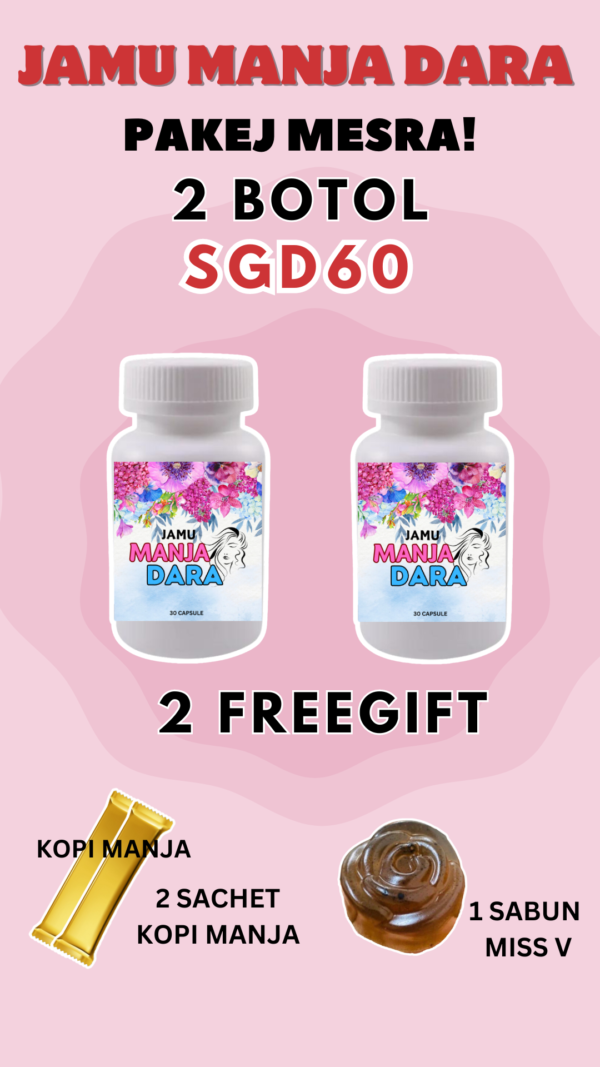 PAKEJ 2 BOTOL MANJADARA SGD60